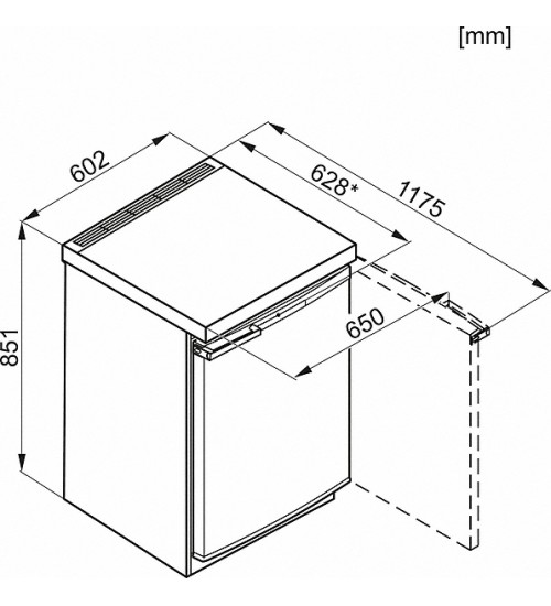 miele美诺独立式冷藏冰箱K 12024 S-3